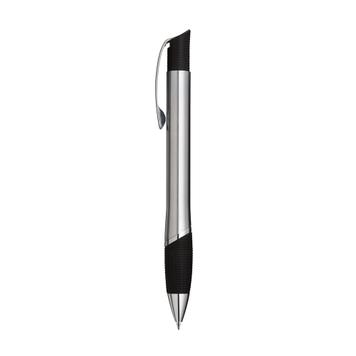 Druck-Kugelschreiber „Opera” aus Metall mit Gummigriffzone