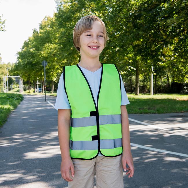 Kids` Safety Vest EN 1150 Warnweste  Größe S 