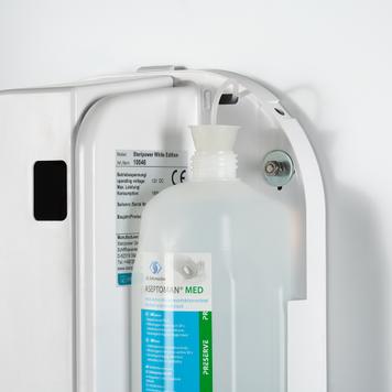 Hygienestation „Multi“ 2-seitig mit Steripower-Handdesinfektionsgeräten